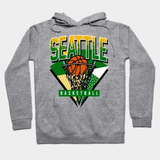 Seattle Basketball 90s Throwback Hoodie